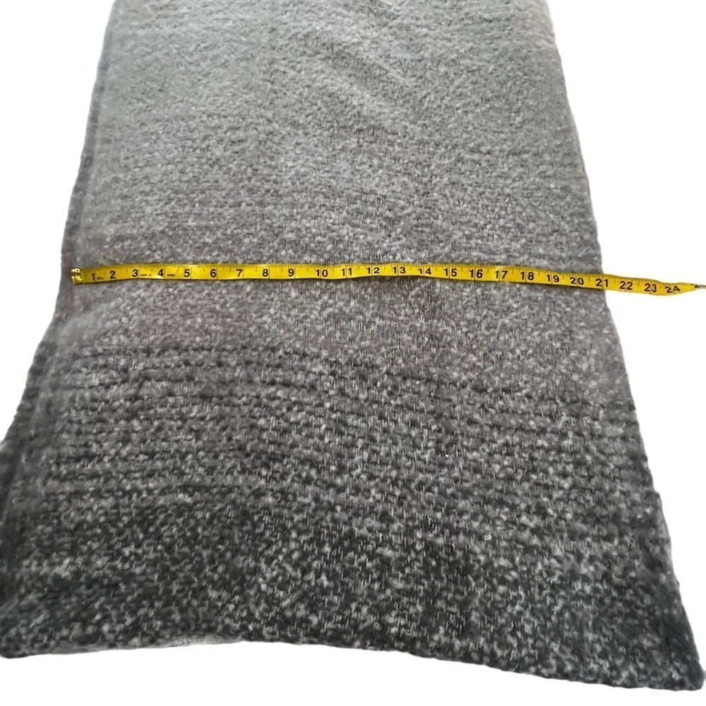 Anthropologie Mer Sea for Anthropologie Large Blanket Scarf Wrap Ombre gray OS - Picture 10 of 11